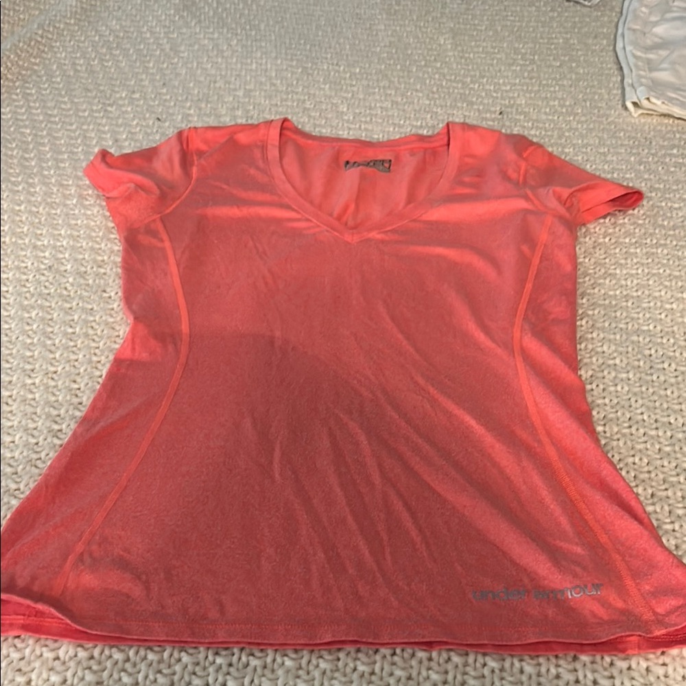 Under Armour Women's Coral V-Neck Top
